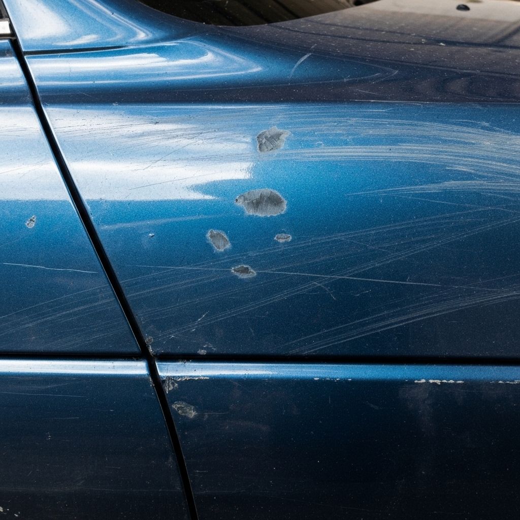 Car showing signs it needs professional detailing