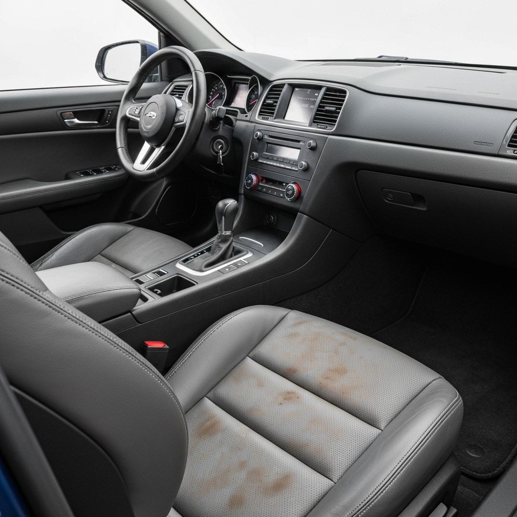 Professional car stain removal techniques and equipment